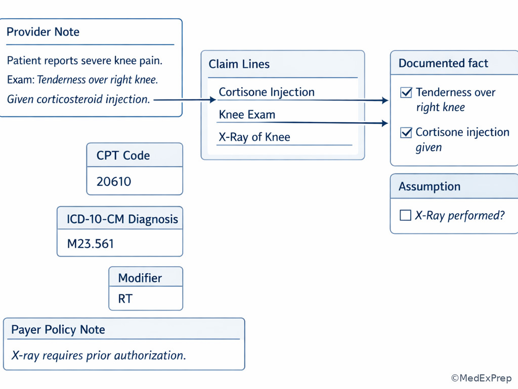 Fig 3. Annotated professional record review workspace