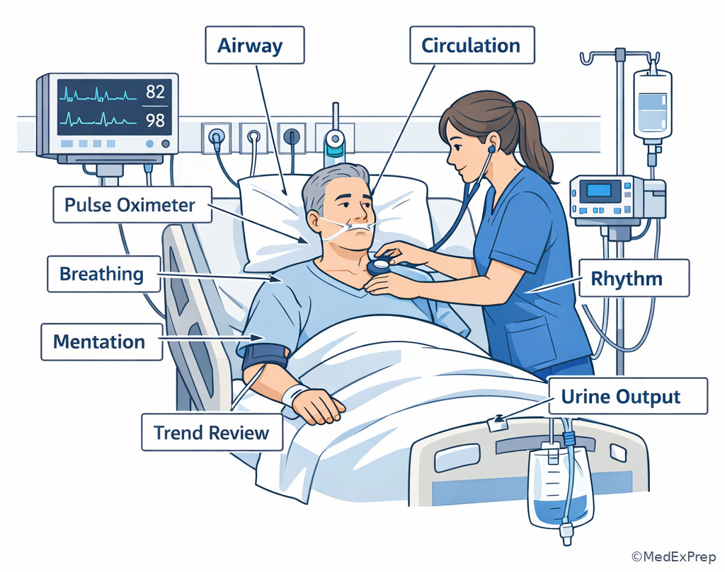 Progressive care room overview
