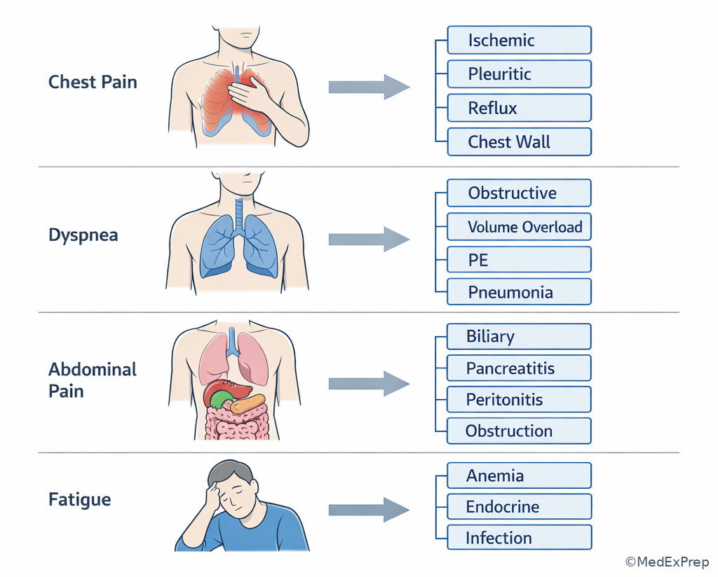 Complaint to syndrome translation chart