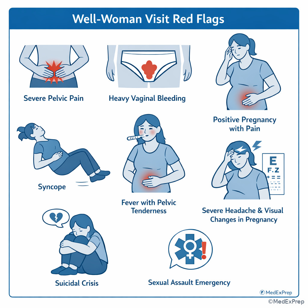 Fig 6. Red flags that change visit priority