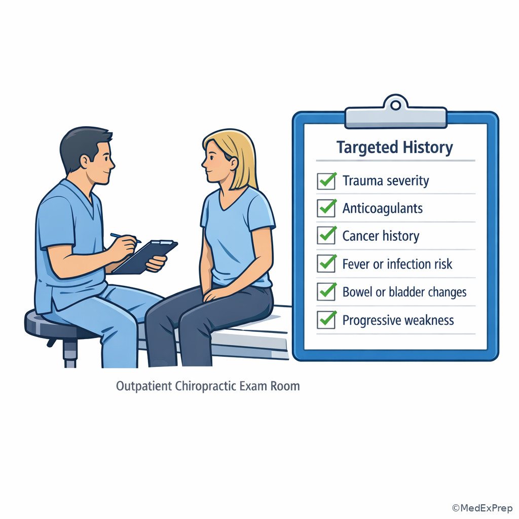 Critical history clarification checklist illustration