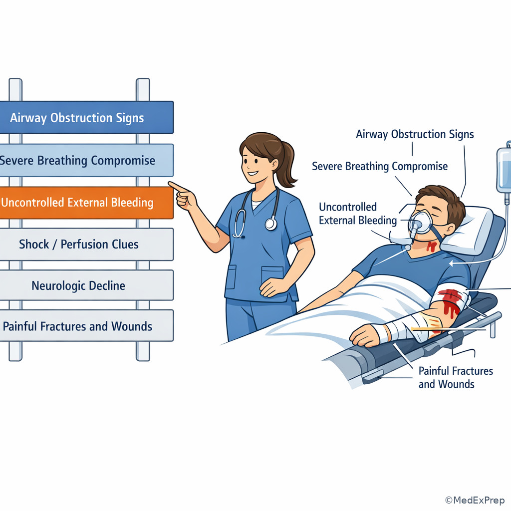 Assessment finding hierarchy illustration