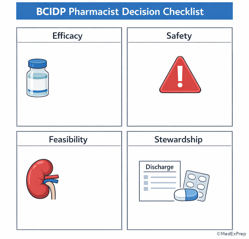 Fig 6. Universal pharmacist decision checklist