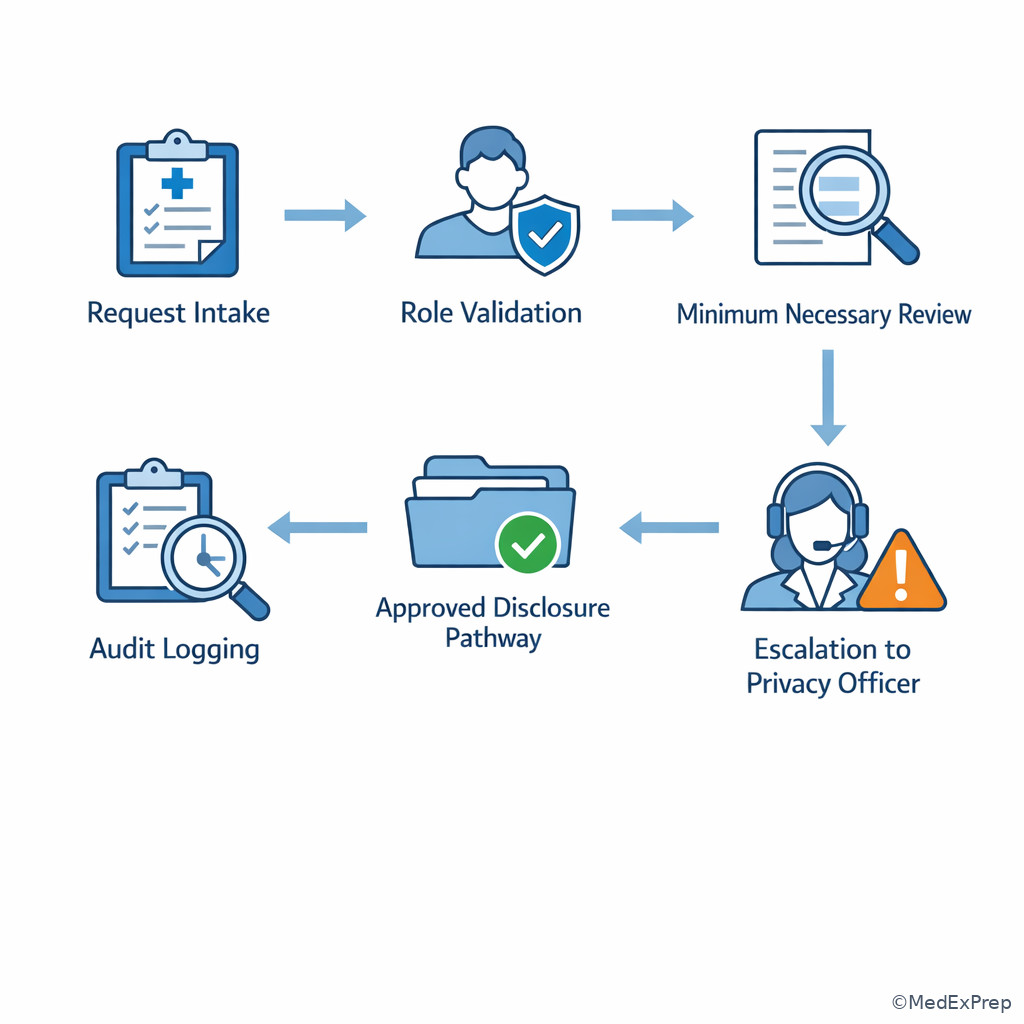 Privacy and minimum necessary workflow image