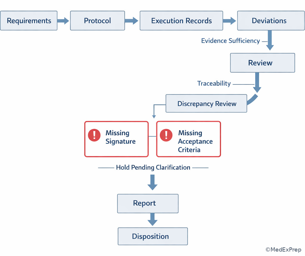 Fig 3. Evidence before conclusion workflow