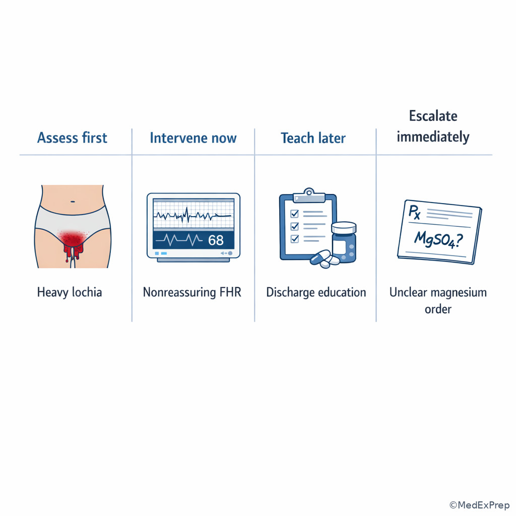 Common distractor patterns in obstetric nursing items