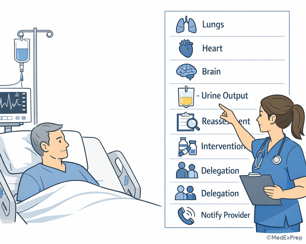 Fig 6. RN bedside cue-to-action algorithm illustration