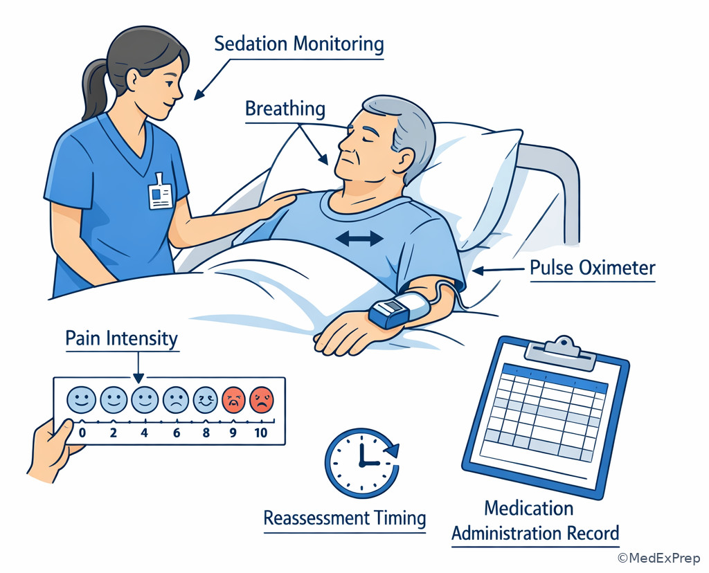Opioid safety monitoring bedside image