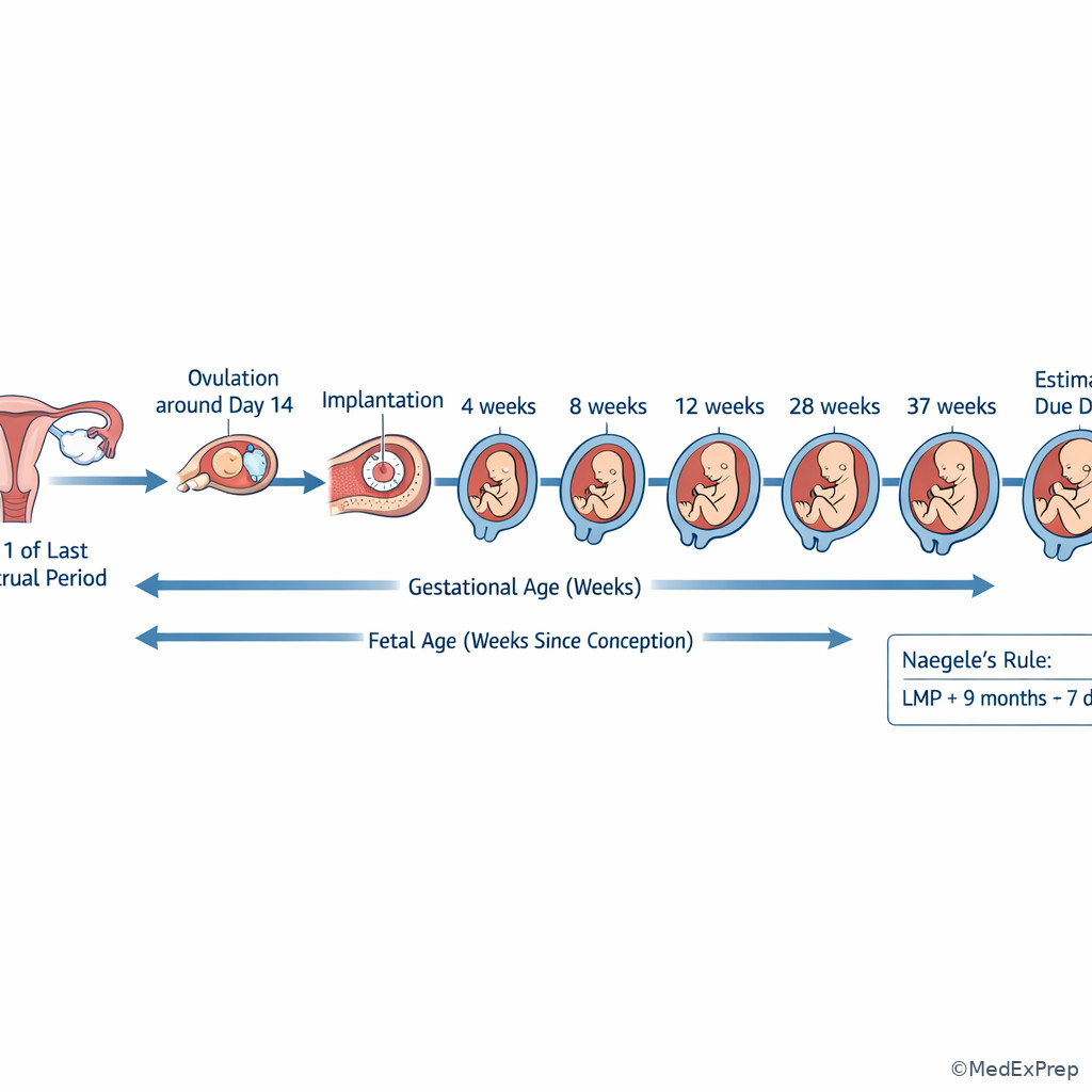 Fig 2. Labeled pregnancy timeline from LMP to estimated due date