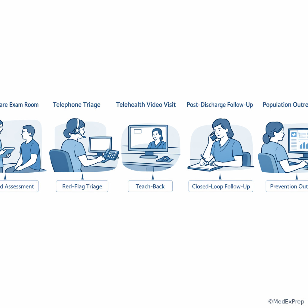 Fig 3. Ambulatory encounter settings and RN priorities