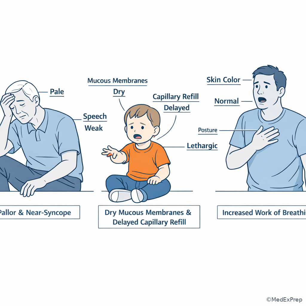 Fig 4. Visual cues of hidden instability at triage