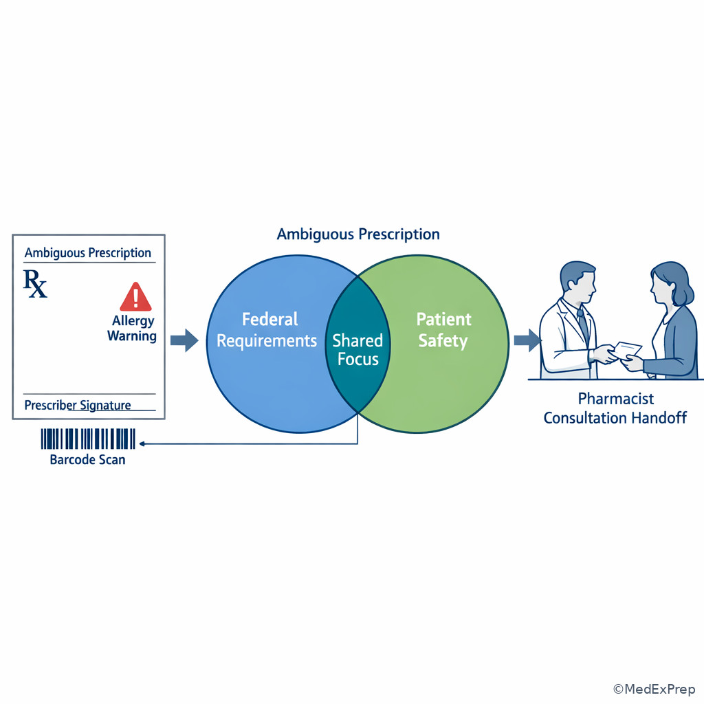 Fig 5. Federal-and-safety overlap in prescription processing