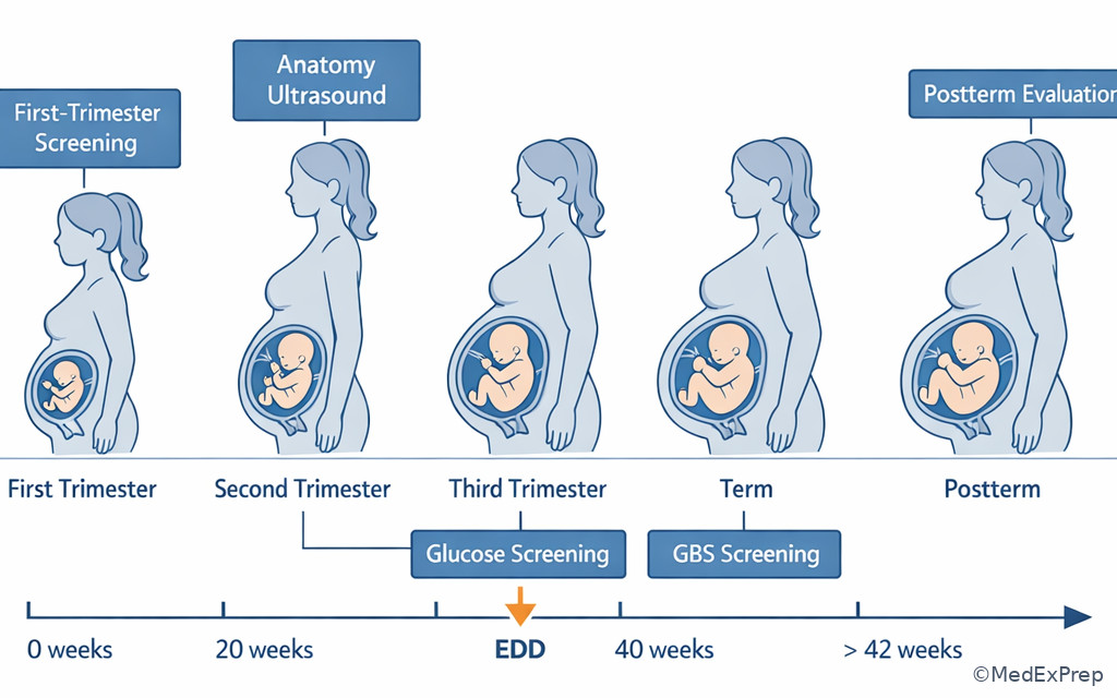 Fig 6. Prenatal timeline anchored to EDD