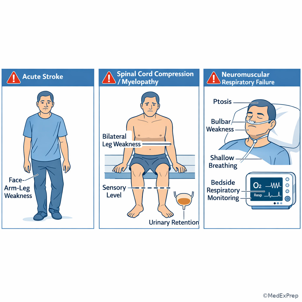 Motor emergency red flags in localization