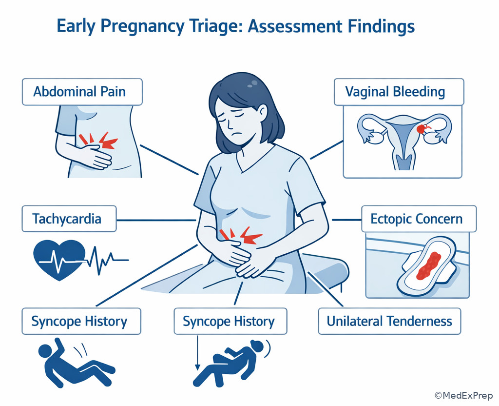 Pregnancy bleeding triage red flags