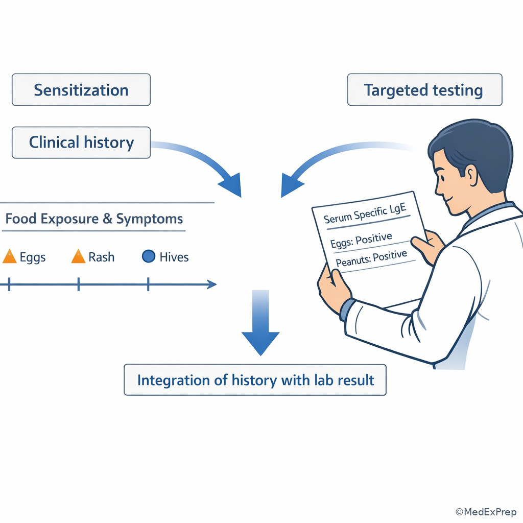Serum specific IgE interpretation in context