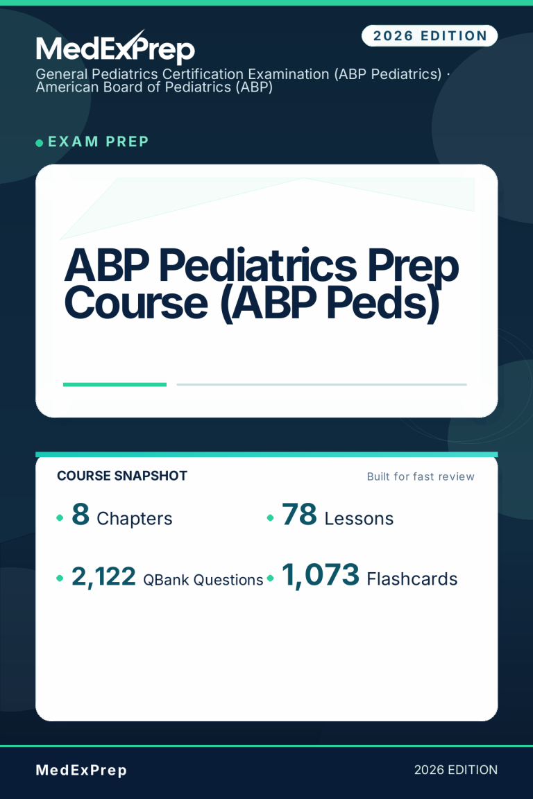 ABP Pediatrics Prep Course (ABP Peds)