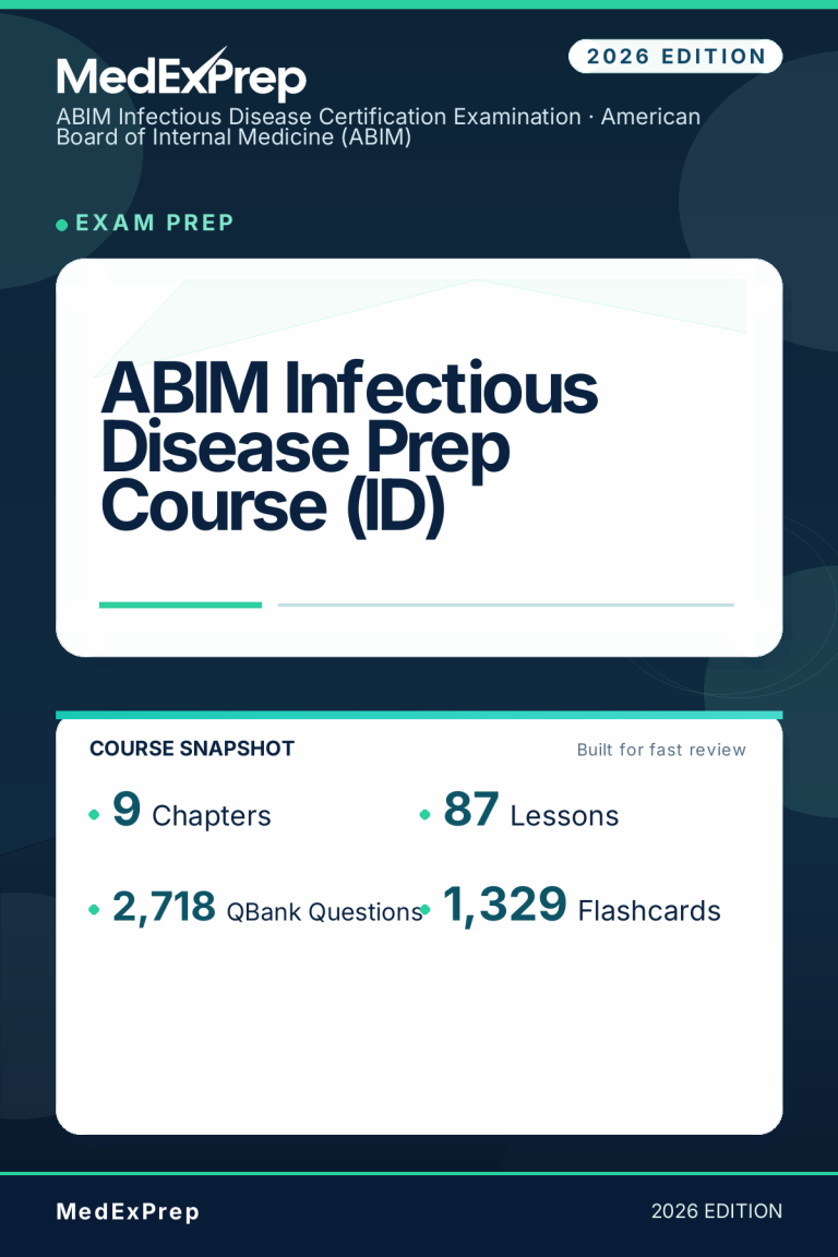 ABIM Infectious Disease Prep Course (ID)