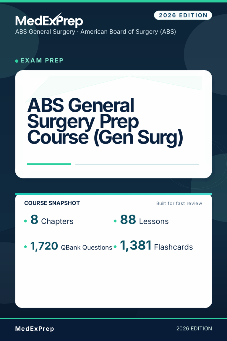 ABS General Surgery Prep Course (Gen Surg)