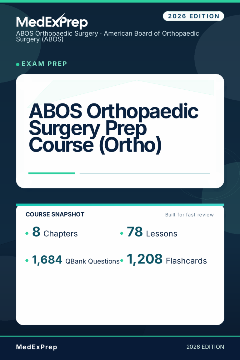 ABOS Orthopaedic Surgery Prep Course (Ortho)