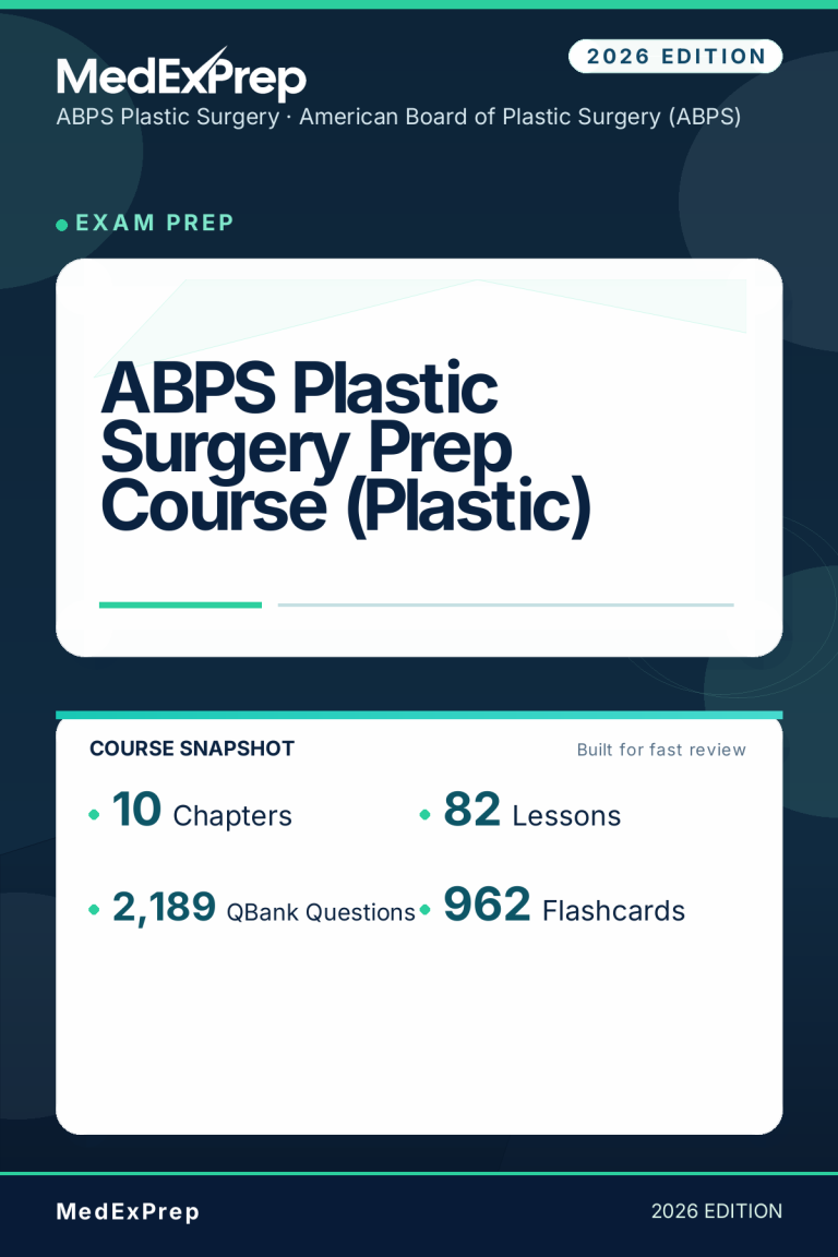 ABPS Plastic Surgery Prep Course (Plastic)