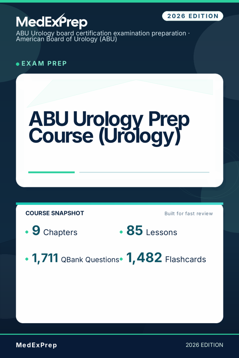 ABU Urology Prep Course (Urology)