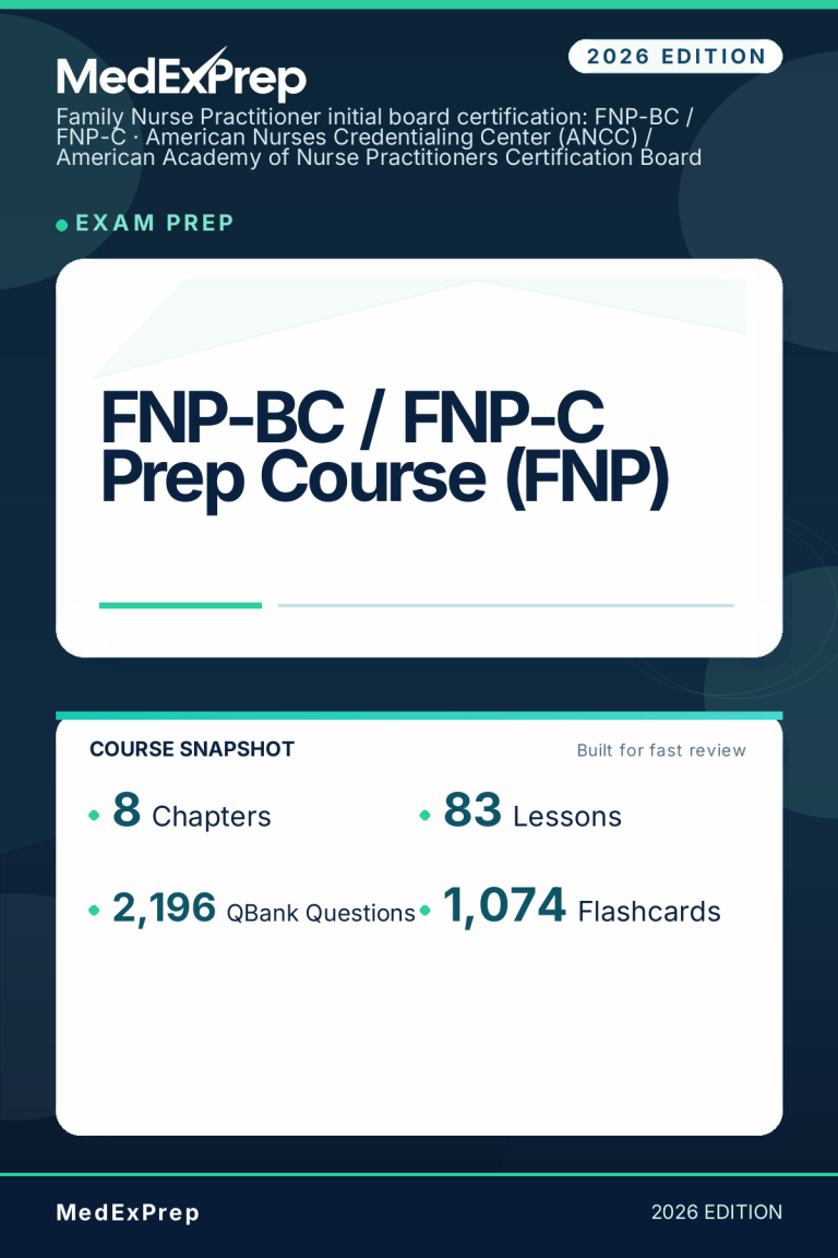 FNP-BC / FNP-C Prep Course (FNP)