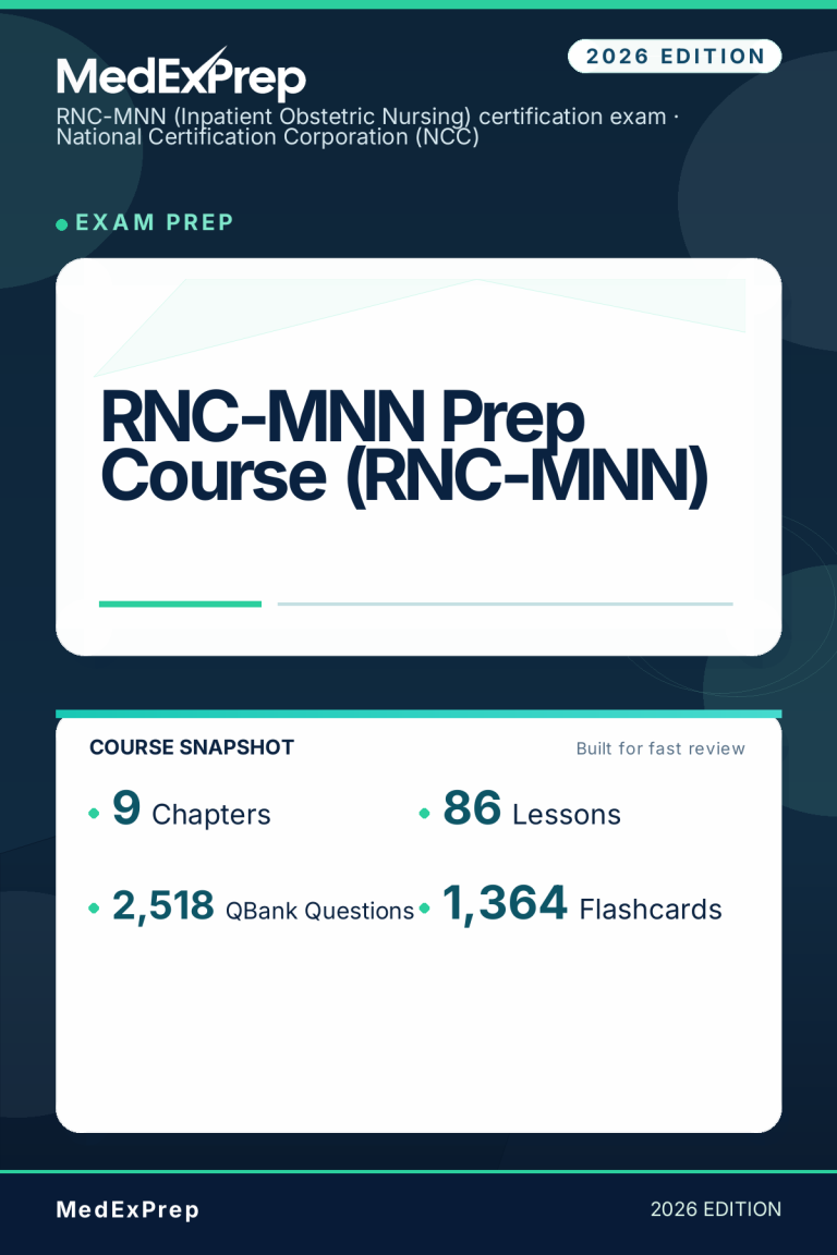 RNC-MNN Prep Course (RNC-MNN)