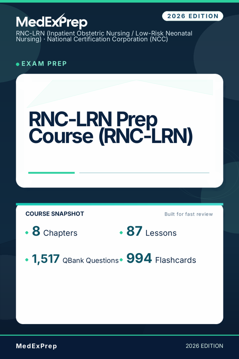 RNC-LRN Prep Course (RNC-LRN)