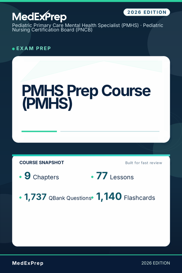 PMHS Prep Course (PMHS)