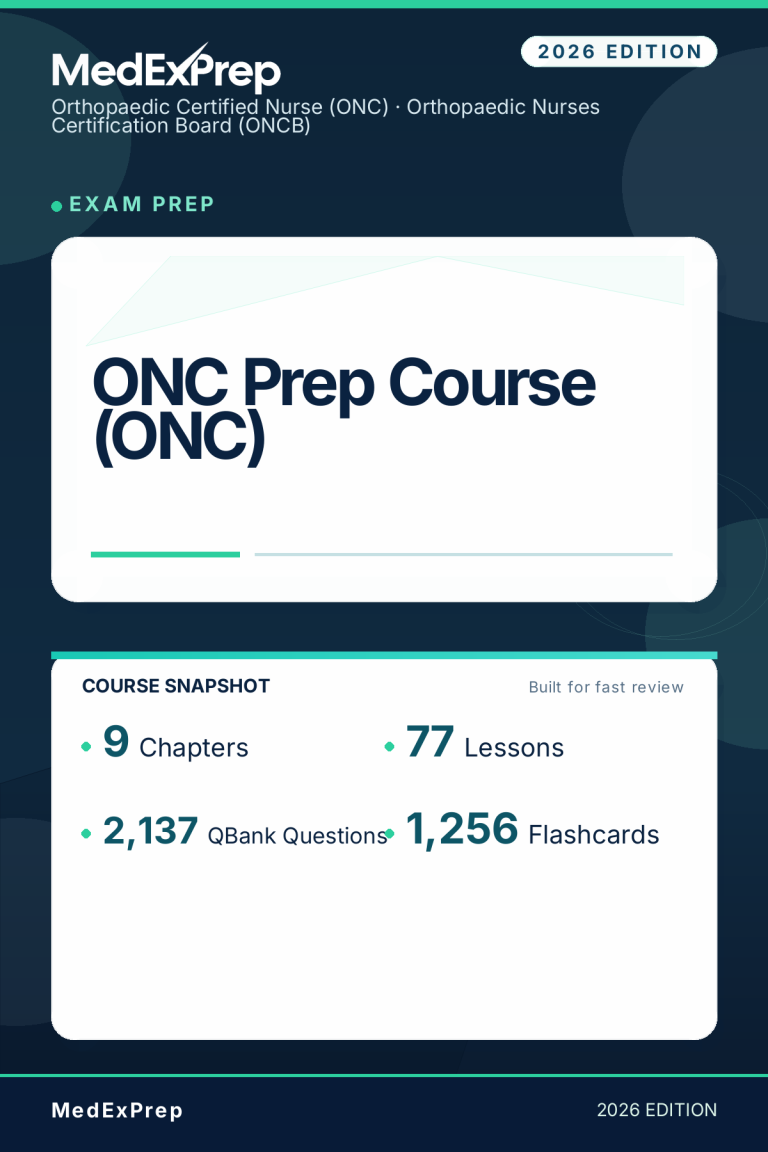 ONC Prep Course (ONC)