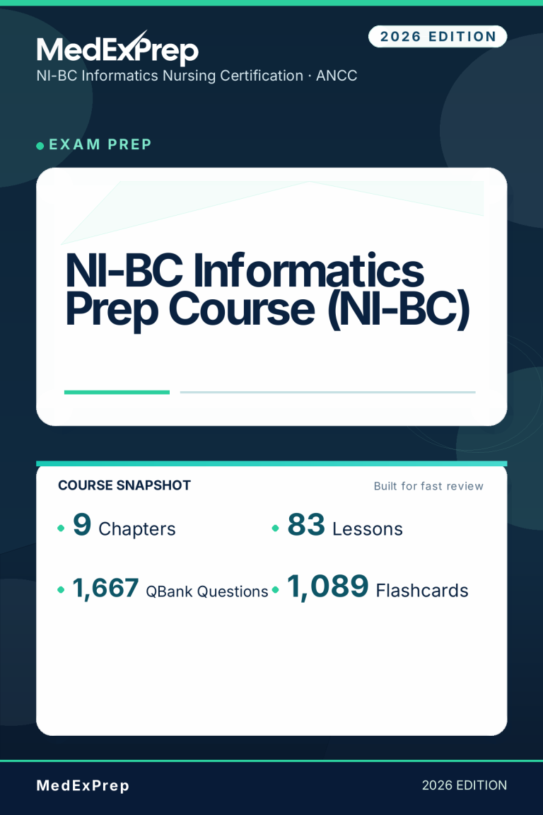 NI-BC Informatics Prep Course (NI-BC)