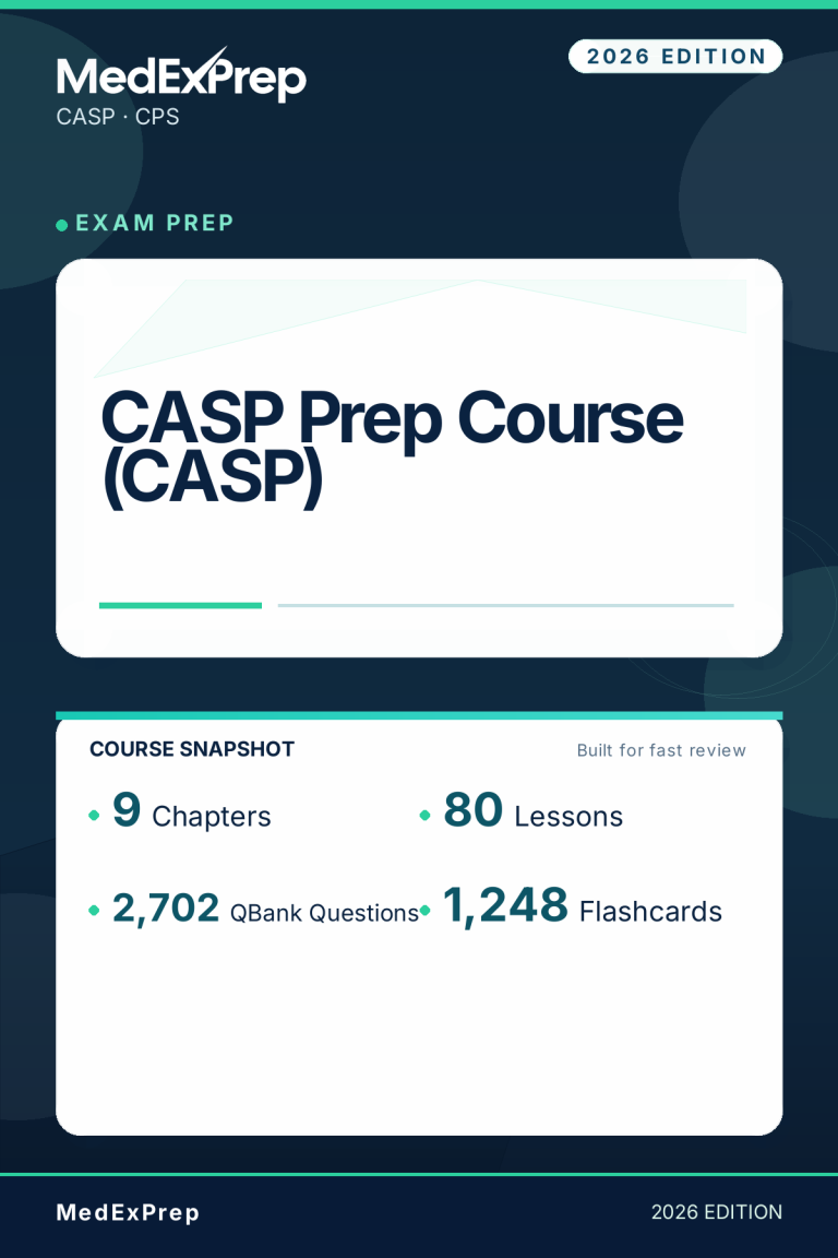 CASP Prep Course (CASP)