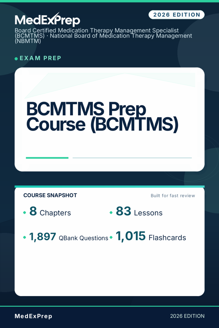 BCMTMS Prep Course (BCMTMS)