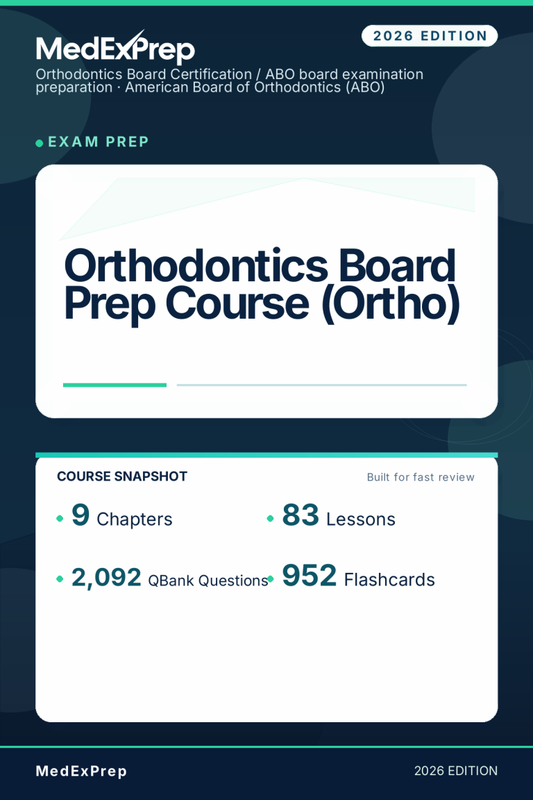 Orthodontics Board Prep Course (Ortho)