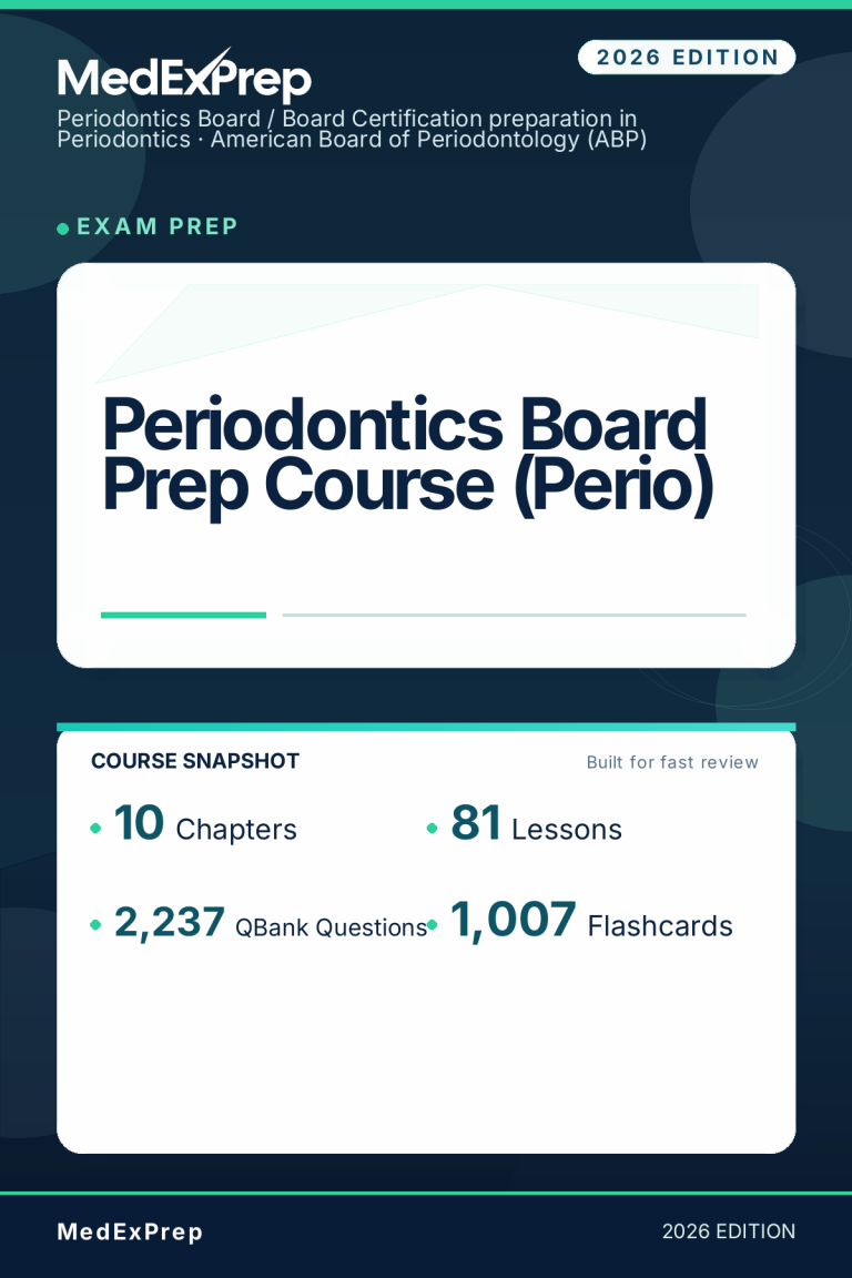 Periodontics Board Prep Course (Perio)
