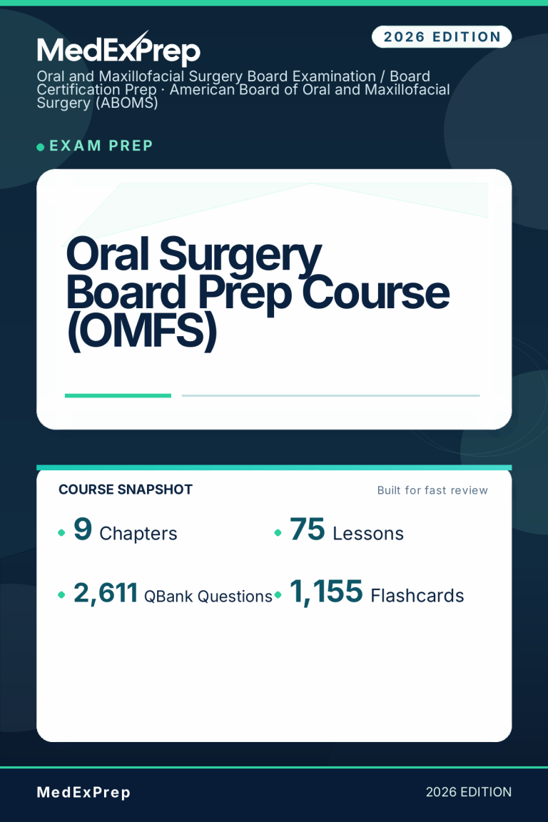 Oral Surgery Board Prep Course (OMFS)