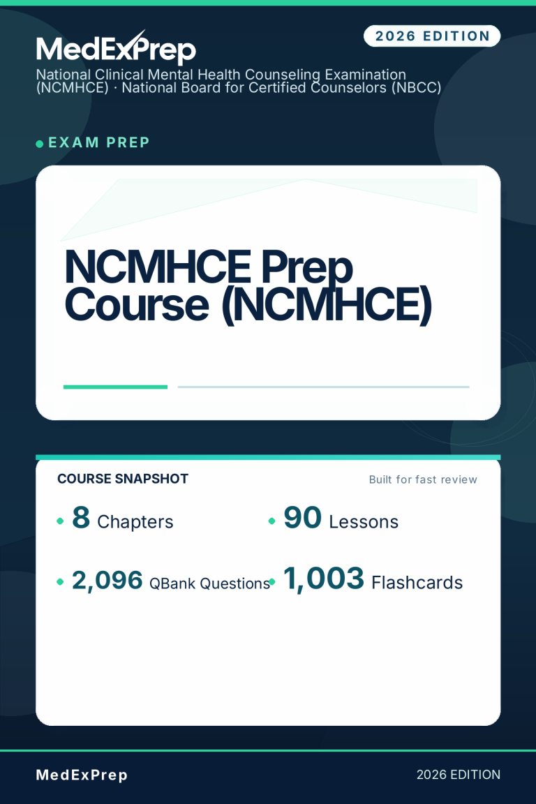 NCMHCE Prep Course (NCMHCE)