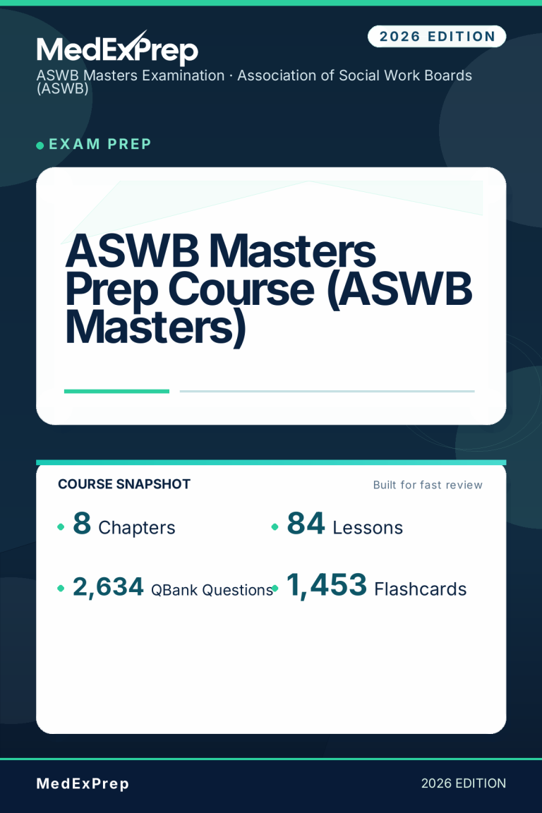 ASWB Masters Prep Course (ASWB Masters)