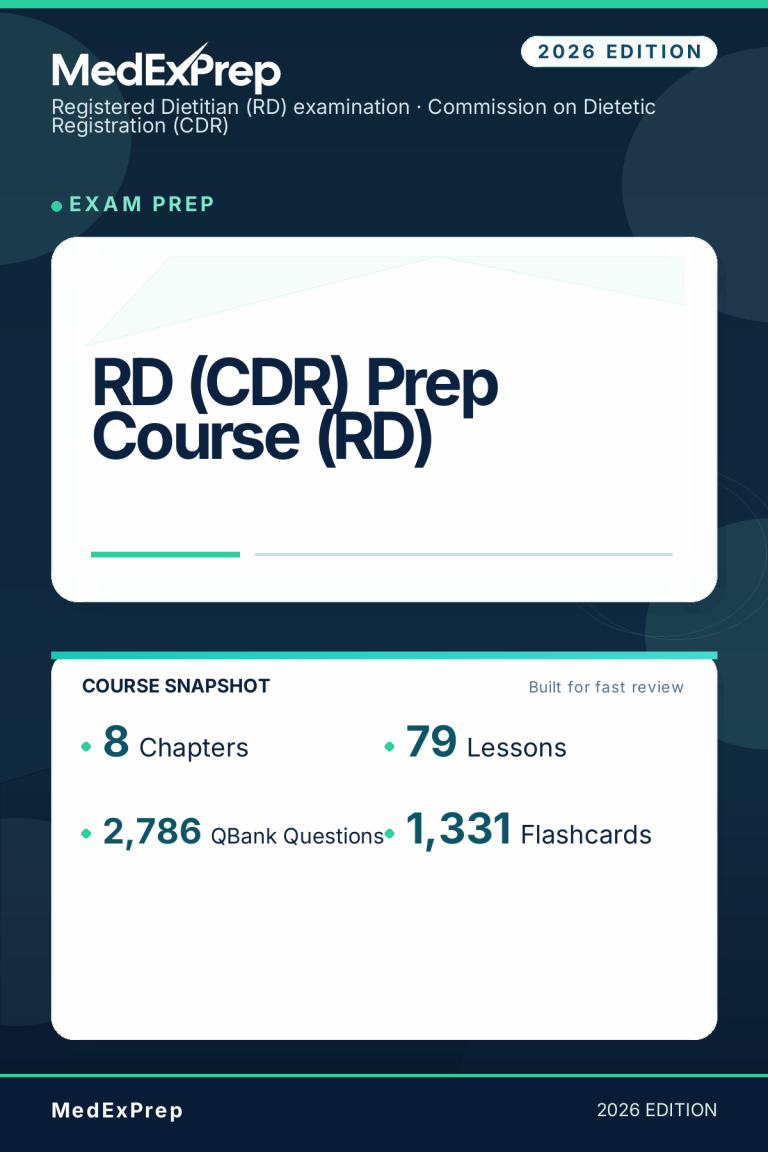 RD (CDR) Prep Course (RD)