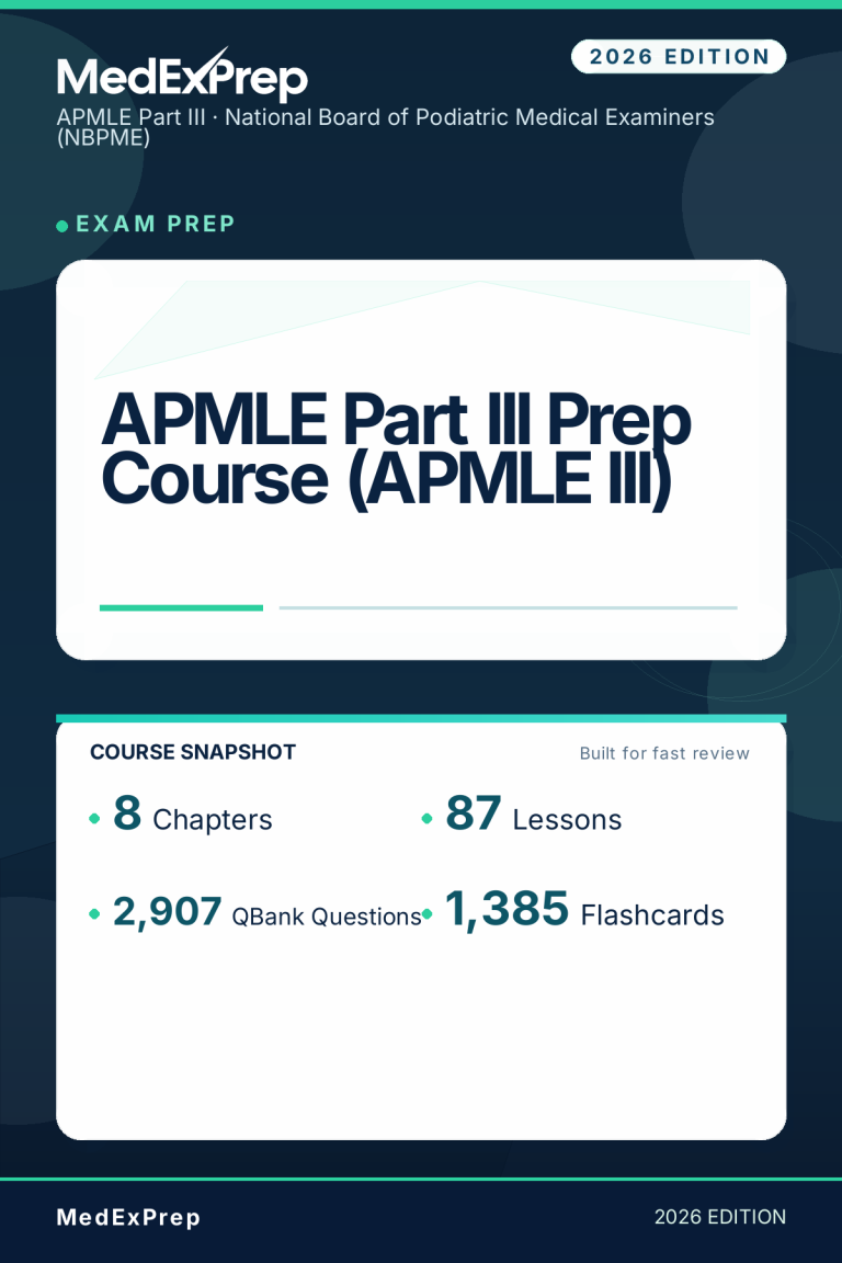 APMLE Part III Prep Course (APMLE III)