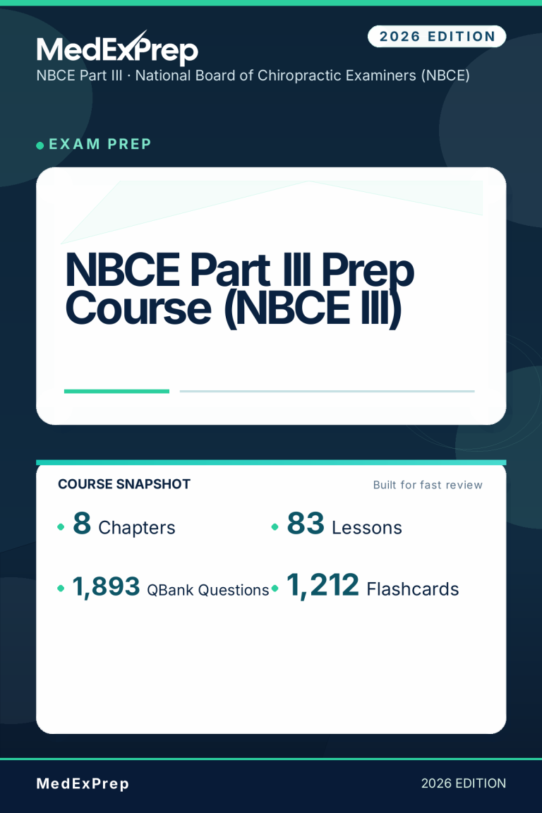 NBCE Part III Prep Course (NBCE III)